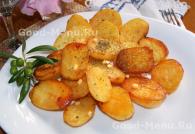 Картошка с чесноком – сытно и полезно