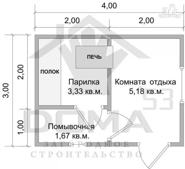 Баня своими руками проекты планировка 3х4 19