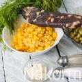 Салаты из кукурузы и горошка – вкусное сочетание Салат с горохом и кукурузой