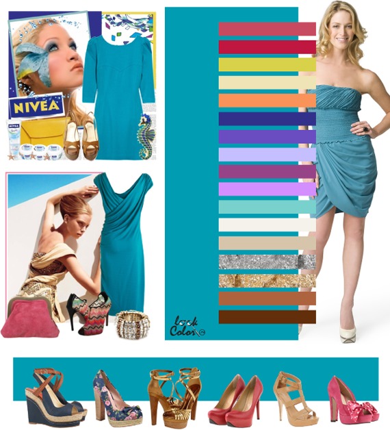 Gouden kleur: met wat te dragen, hoe te combineren? lila amethist of ... Welke kleur past bij turquoise kleding